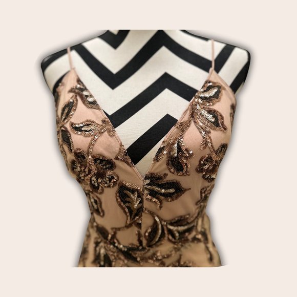 Soieblu Embellished Sequin Gown Unused - Picture 3 of 6